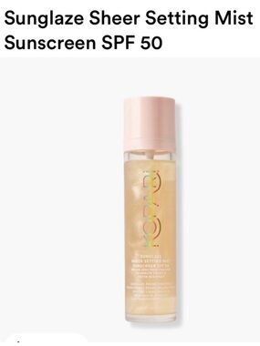 Viral Kopari Sheer Sunglaze Setting Mist
Sunscreen SPF 50 Glass Skin 2.53Fl oz